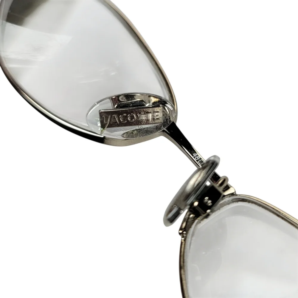Lacoste Eyeglasses Frames‎ Only LA 12216 LB Brown 48-17-135 Slim Oval Wire Frame